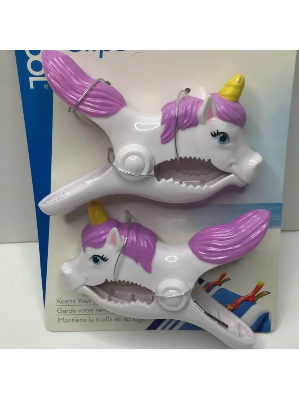 Unicorn Boca Clip Beach Towel Clips Chair Pool Float Set Camping Food